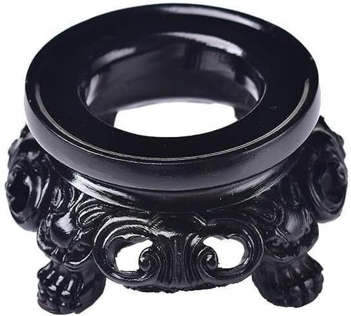 Black wooden display - black, for